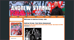 Desktop Screenshot of andrewstrong.com