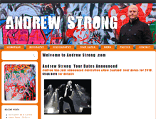 Tablet Screenshot of andrewstrong.com